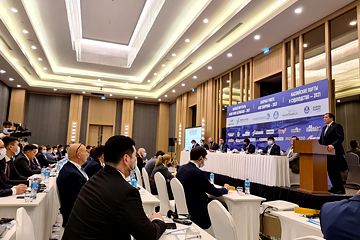 More participants gathered at the second international transport and logistics exhibition Caspian Ports & Shipping 2021 in Aktau