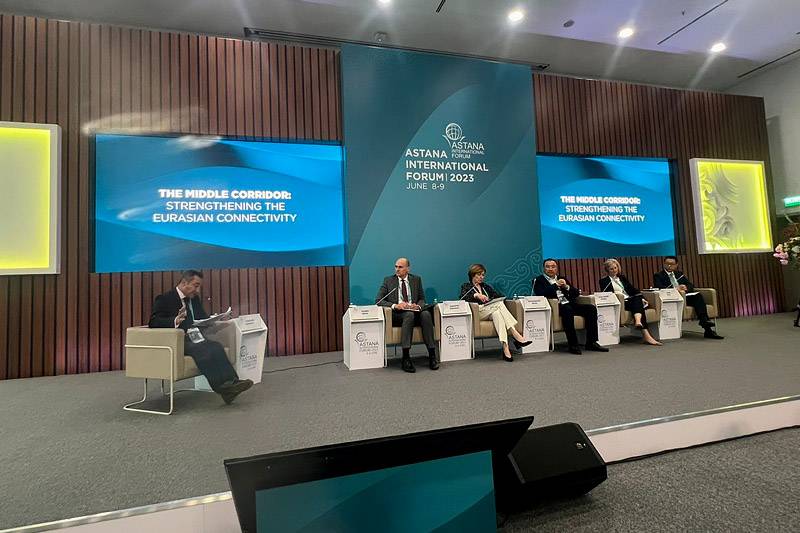 The role of the Trans-Caspian route discussed at the Astana International Forum